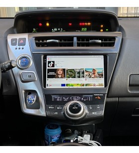 Autoradio Android Toyota Prius XW30 2009-2015 Apple CarPlay 9 pollici