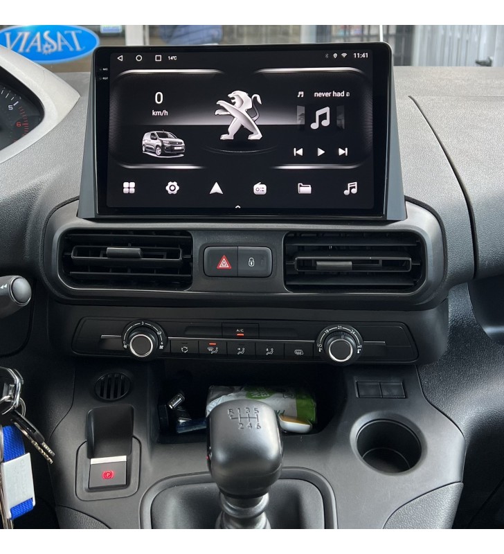 Autoradio Android Peugeot Rifter 2018-2024 Apple CarPlay 10 pollici