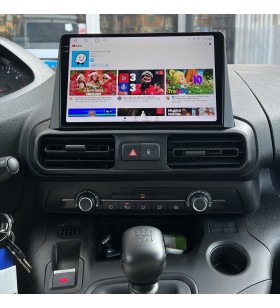 Autoradio Android Peugeot Rifter 2018-2024 Apple CarPlay 10 pollici