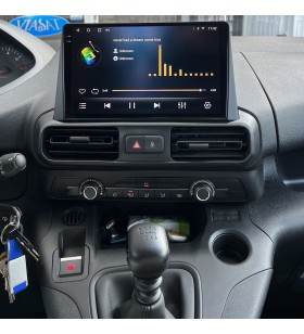 Autoradio Android Peugeot Partner 2018-2024 Apple CarPlay 10 pollici