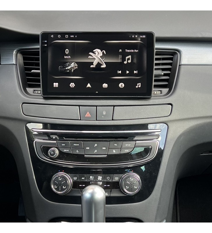 Autoradio Android Peugeot 508 2010-2018 Apple CarPlay 10 pollici