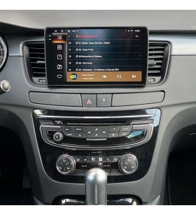 Autoradio Android Peugeot 508 2010-2018 Apple CarPlay 10 pollici