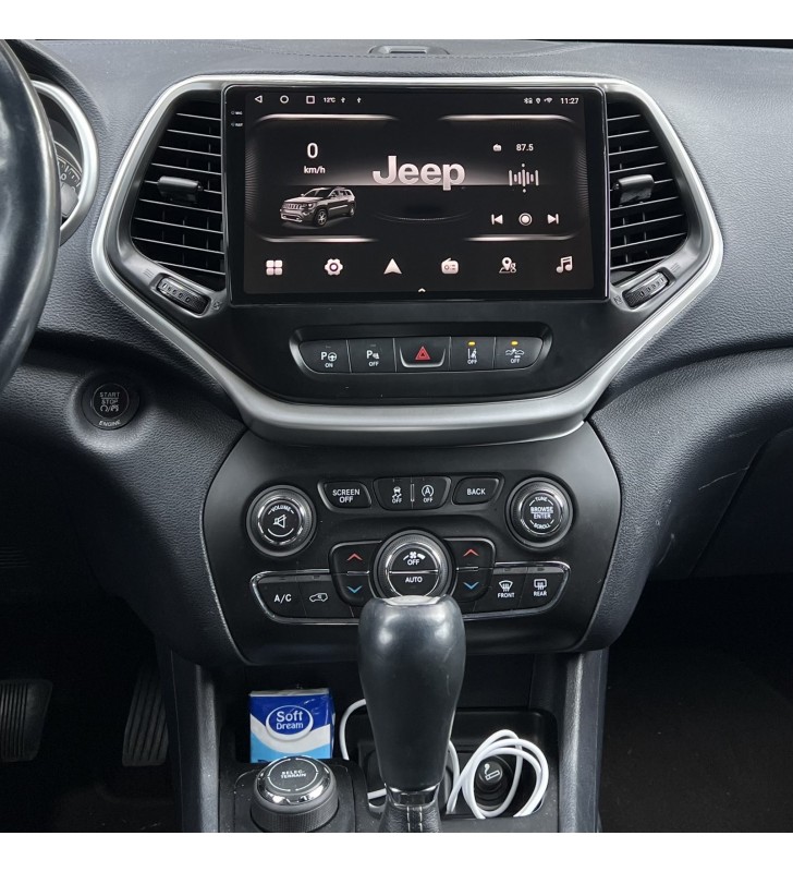 Autoradio Android Jeep Cherokee 2014-2018 Apple CarPlay 10 pollici