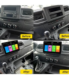 Autoradio Android Renault Master III 2010-2019 Apple CarPlay 10 pollici