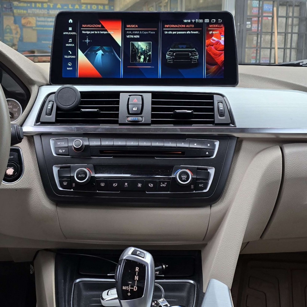 Autoradio Android BMW Serie 3 F3x 2012-2019 Apple CarPlay 12,3 pollici