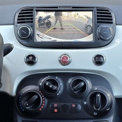 Autoradio Fiat 500 2007–2015 CarPlay 7″ QLED con manopole laterali