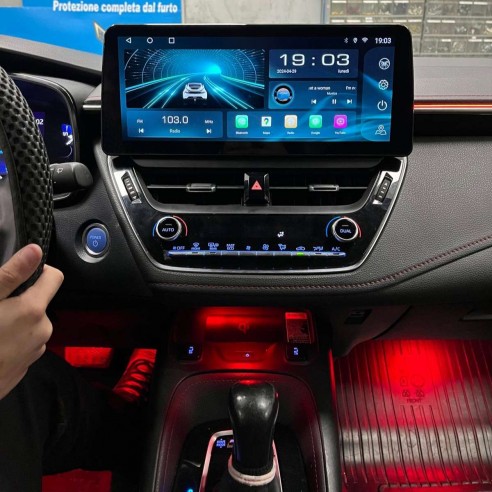 Autoradio Android Toyota Corolla E210 2019-2023 Apple CarPlay 12,3 pollici