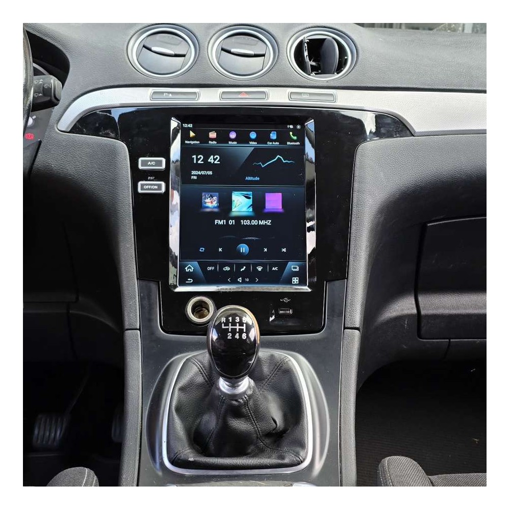 Autoradio Android Ford S-Max 2006-2015 Apple CarPlay 9,7 pollici