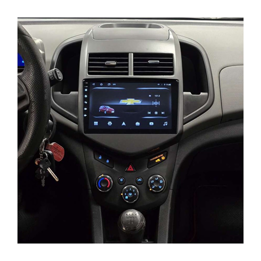 Autoradio Android Chevrolet Aveo 2011-2015 Apple CarPlay 10 pollici