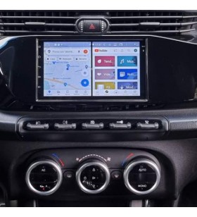 Schermo diviso navigazione e musica su Alfa Romeo Giulietta