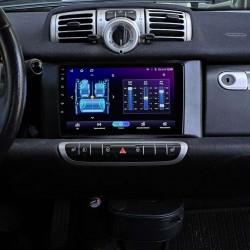 Autoradio Android Smart Fortwo 451 2007-2015 Apple CarPlay 10 pollici