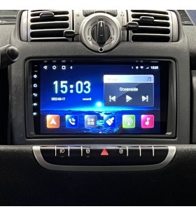 Autoradio Android Smart Fortwo 451 2007-2015 Apple CarPlay 10 pollici