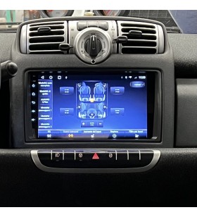 Autoradio Android Smart Fortwo 451 2007-2015 Apple CarPlay 10 pollici