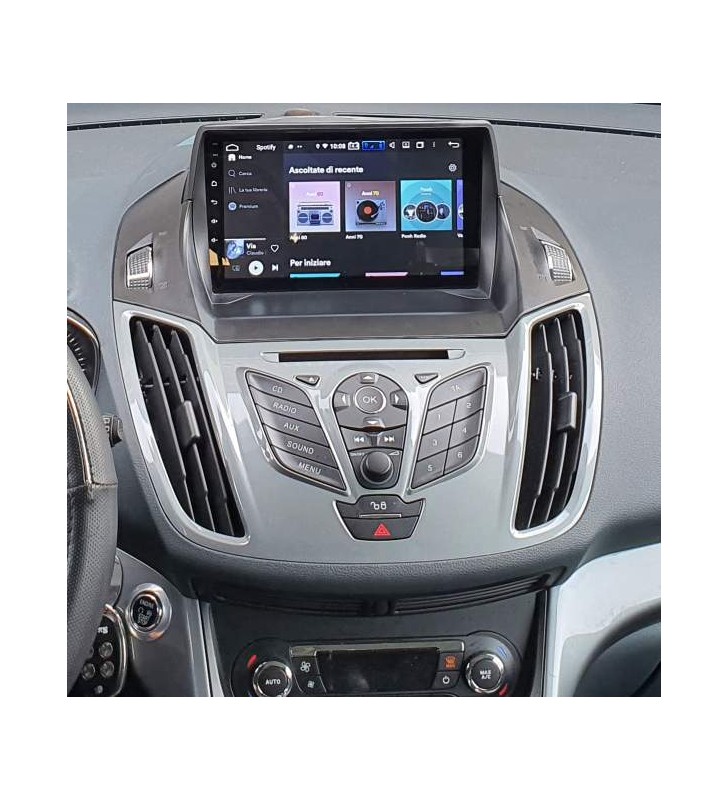 Autoradio Android Ford Kuga 2013-2019 Apple CarPlay 10 pollici
