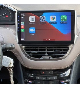 Autoradio Android Peugeot 208 2012-2019 Apple CarPlay 10 pollici