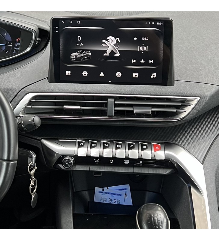 Autoradio Android Peugeot 3008 2016-2023 Apple CarPlay 10 pollici