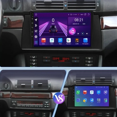 Autoradio Android BMW X5 E53 1999-2006 Apple CarPlay 10,25 pollici