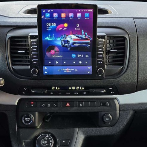 Autoradio Android Citroën SpaceTourer 2016-2021 Apple CarPlay 14,9 pollici
