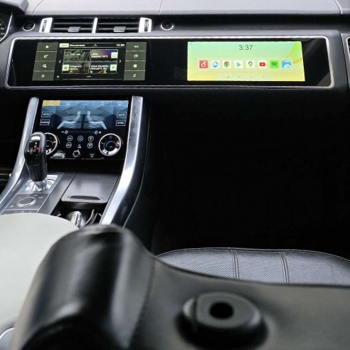 Autoradio Android Range Rover Sport 2013-2017 Apple CarPlay doppio display 12,3 + 12,3 pollici