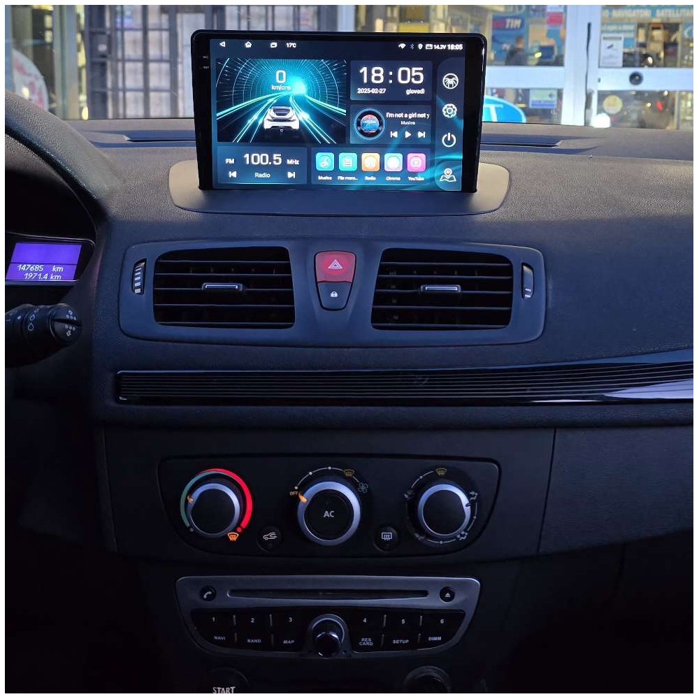 Autoradio Android Renault Mégane III 2008-2016 Apple CarPlay 10 pollici