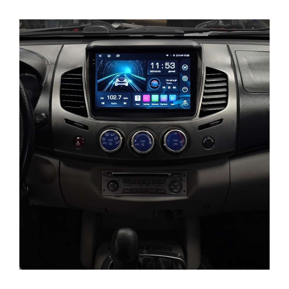 Autoradio Android Mitsubishi L200 2006-2015 Apple CarPlay 10 pollici