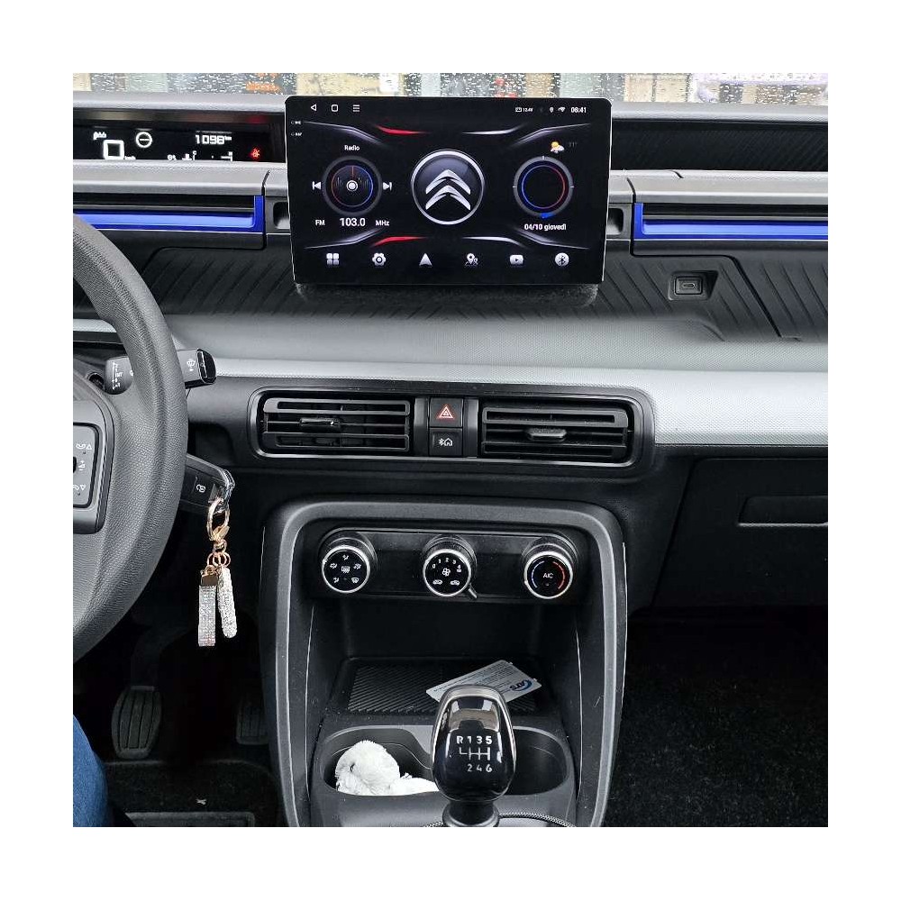 Autoradio Android Citroën C3 2024-2026 Apple CarPlay 10 pollici