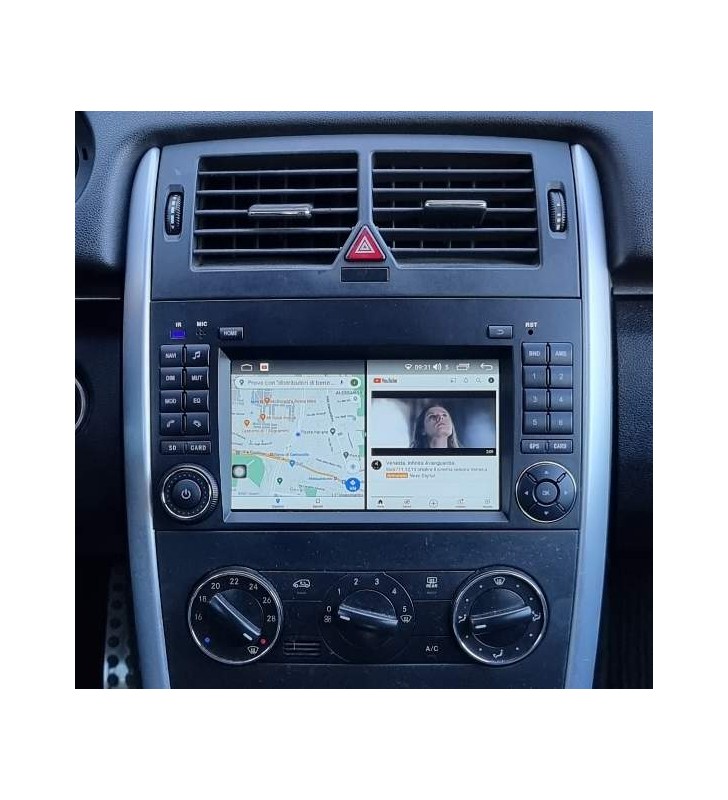 Autoradio Android Mercedes Classe A W169 2004-2012 Apple CarPlay 7 pollici