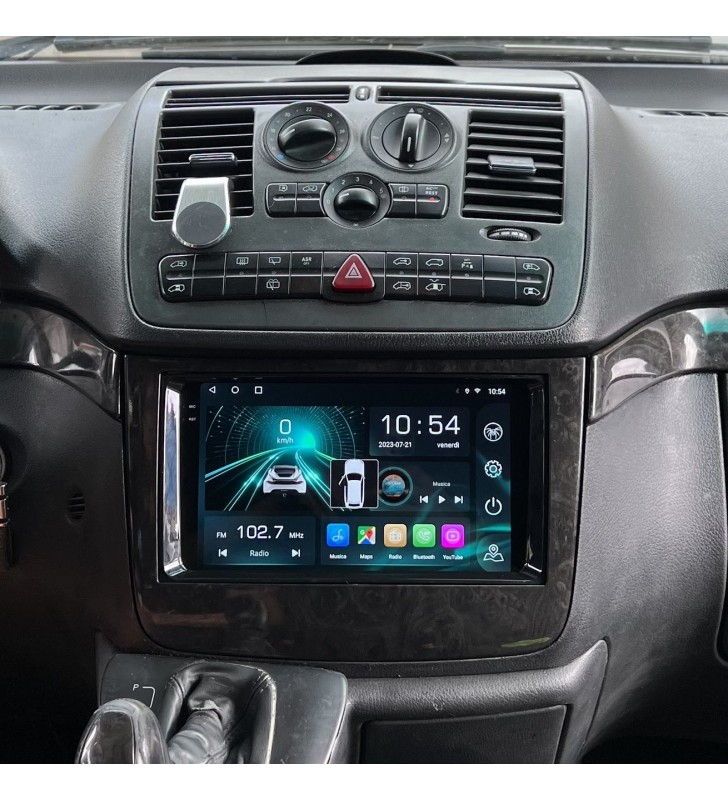 Autoradio Android Mercedes Viano W639 2003-2014 Apple CarPlay 10,1 pollici