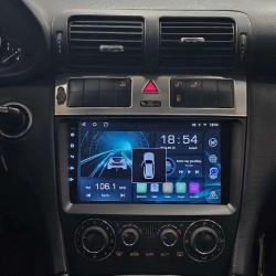 Autoradio Android Mercedes Classe C W203 2000-2007 Apple CarPlay 9 pollici