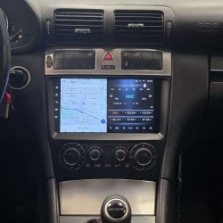 Autoradio Android Mercedes Classe C W203 2000-2007 Apple CarPlay 9 pollici