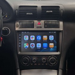 Autoradio Android Mercedes Classe C W203 2000-2007 Apple CarPlay 9 pollici