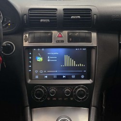 Autoradio Android Mercedes Classe C W203 2000-2007 Apple CarPlay 9 pollici
