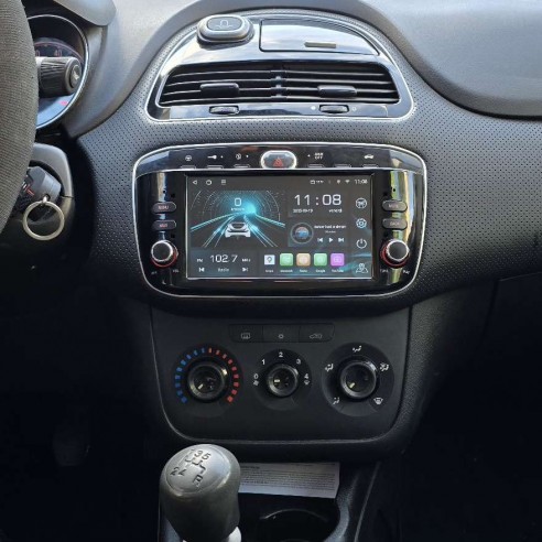 Autoradio Android Fiat Punto Evo 2009-2012 Apple CarPlay 6 pollici