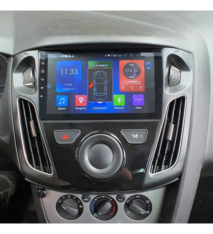 Autoradio Android Ford Focus 2011-2018 Apple CarPlay 9 pollici