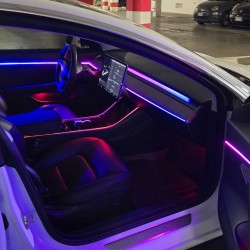 Kit Ambient Light Tesla Model 3 – Cruscotto, Tunnel e Porte