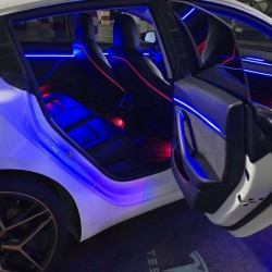 Kit Ambient Light Tesla Model 3 – Cruscotto, Tunnel e Porte