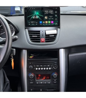 Autoradio Android Peugeot 207 2006-2015 Apple CarPlay 10 pollici