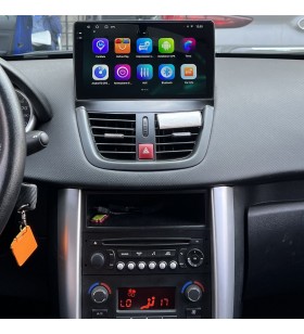 Autoradio Android Peugeot 207 2006-2015 Apple CarPlay 10 pollici