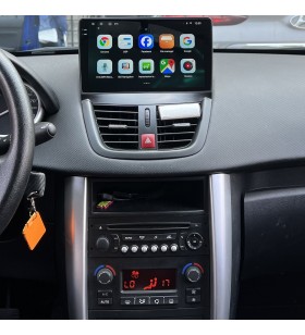 Autoradio Android Peugeot 207 2006-2015 Apple CarPlay 10 pollici