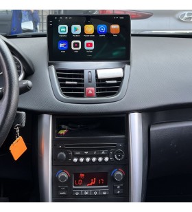 Autoradio Android Peugeot 207 2006-2015 Apple CarPlay 10 pollici