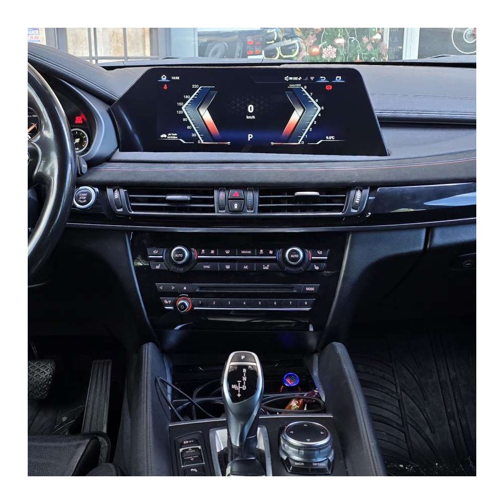 Autoradio Android BMW X6 F16 2014-2019 Apple CarPlay 12,3 pollici