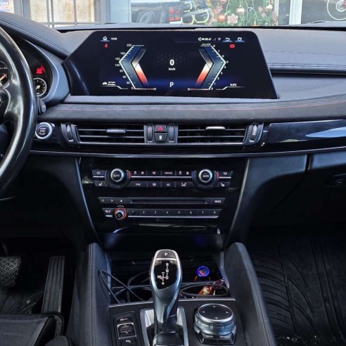 Autoradio Android BMW X6 F16 2014-2019 Apple CarPlay 12,3 pollici