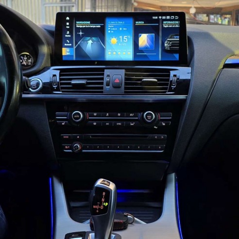 Autoradio Android BMW X4 F26 2014-2018 Apple CarPlay 12,3 pollici