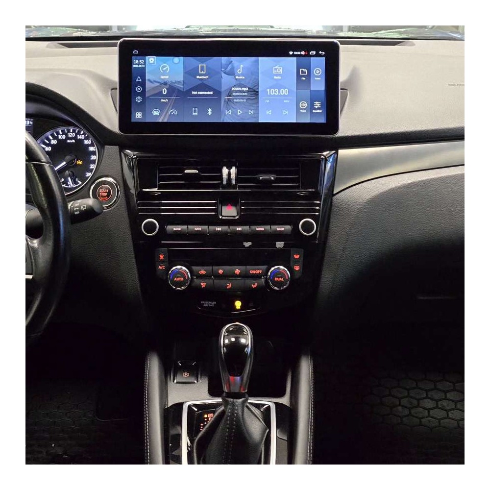 Autoradio Android Nissan Qashqai J11 2014-2021 Apple CarPlay 12,5 pollici