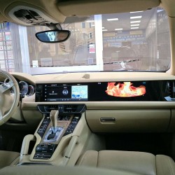 Autoradio Android Porsche Cayenne 958 2010-2017 Apple CarPlay doppio display 12,3 + 12,3 pollici