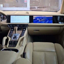 Autoradio Android Porsche Cayenne 958 2010-2017 Apple CarPlay doppio display 12,3 + 12,3 pollici