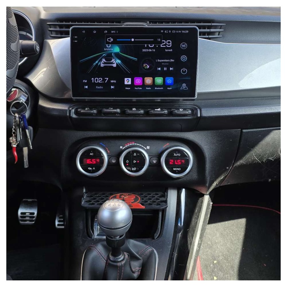 Autoradio Android Alfa Romeo Giulietta 2014-2020, 10 pollici