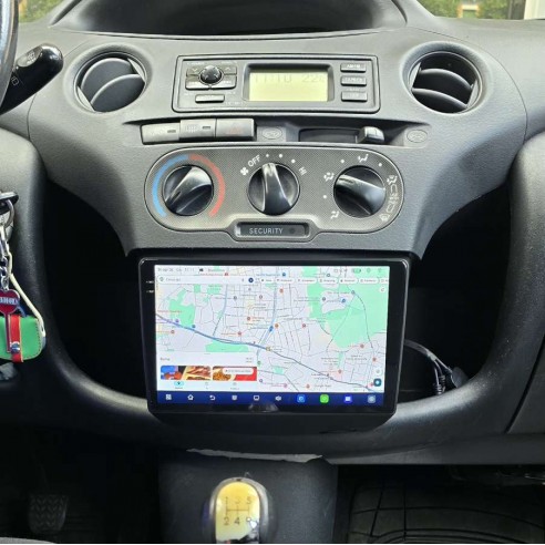 Autoradio Android Toyota Yaris XP90 2005-2011 Apple CarPlay 9 pollici