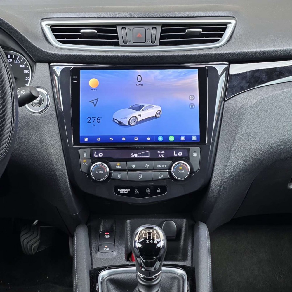 Autoradio Android Nissan Qashqai J11 2014-2021 Apple CarPlay 10 pollici