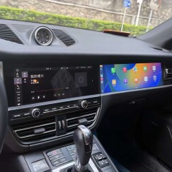 Monitor passeggero Android Porsche Macan 95B 2018-2025 Apple CarPlay 15 pollici